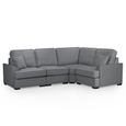 Funk Corner Sofa - Grey Fabric - LHF