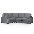 Funk Corner Sofa - Grey Fabric - RHF