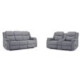 Galaxy Sofa Set - Tech Grey Fabric - 3+2 Seater