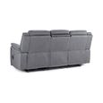 Galaxy Sofa - Tech Grey Fabric - 3 Seater