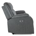 Harald Electric Recliner Sofa - Graphite Fabric - 2 Seater