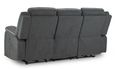 Harald Electric Recliner Sofa - Graphite Fabric - 3 Seater