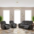 Harrogate Recliner Sofa Suite - 3+1+1 - Grey Fabric