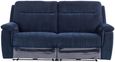 Havana Blue Fabric 3 Seater Electric Recliner Sofa