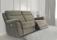Havana Moss Green Fabric 3 Seater Electric Recliner Sofa