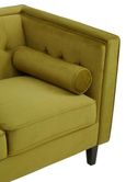 Helia Sofa - 3 Seater - Olive Velvet Fabric