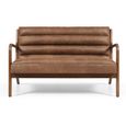 Inca Sofa - Achilles Brown Faux Leather - 2 Seater