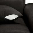 Jacob Corner Sofa - Black Fabric - LHF