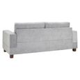 Jerry Sofa - Grey Fabric - 3 Seater