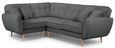 Kendal Charcoal Fabric 1 Corner 2 Sofa