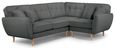Kendal Charcoal Fabric 2 Corner 1 Sofa