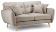 Kendal Mink Fabric 2 Seater Sofa
