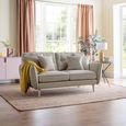 Kendal Mink Fabric 2 Seater Sofa