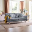 Kendal Petrol Fabric 3 Seater Sofa