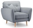 Kendal Petrol Fabric Armchair