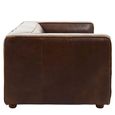 King Sofa - 2 Seater - Brown Leather - Mexico