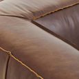 King Sofa - 2 Seater - Brown Leather - Mexico