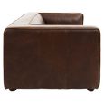 King Sofa - 3 Seater - Brown Leather - Mexico
