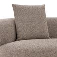 Kingston Lounge Sofa - Brown Fabric - RHF