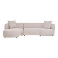 Kingston Lounge Sofa - Natural Fabric - LHF