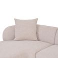 Kingston Lounge Sofa - Natural Fabric - LHF