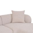 Kingston Lounge Sofa - Natural Fabric - RHF