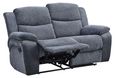 Legend Grey Fabric 2 Seater Recliner Sofa