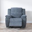 Legend Grey Fabric Recliner Armchair