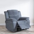 Legend Grey Fabric Recliner Armchair