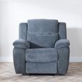 Legend Grey Fabric Recliner Armchair