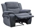 Legend Grey Fabric Recliner Armchair