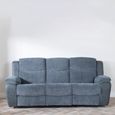 Legend Grey Fabric Recliner Sofa Set