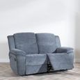 Legend Grey Fabric Recliner Sofa Set