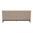 Theodore Sofa - Dark Taupe - Buttoned - 3 Seater