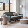 Theodore Sofa - Forest Green - Buttoned - 3 Seater
