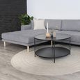 Lido Lounge Sofa - Light Grey - Fabric - Natural Legs - LHF