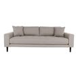 Lido Sofa - 3 Seater - Stone - Fabric