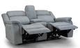 Linden Recliner Sofa - Grey Fabric - 2 Seater