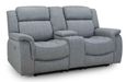Linden Recliner Sofa - Grey Fabric - 2 Seater