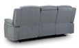 Linden Recliner Sofa - Grey Fabric - 3 Seater