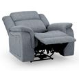 Linden Recliner Armchair - Grey Fabric