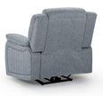 Linden Recliner Armchair - Grey Fabric