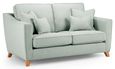 Linnet Aqua Fabric 2 Seater Sofa