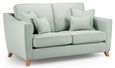 Linnet Aqua Fabric 3 Seater Sofa