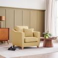 Linnet Corn Fabric Armchair