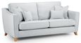 Linnet Dove Grey Fabric 3 Seater Sofa