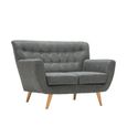 Loft 2 Seater Sofa - Grey Fabric
