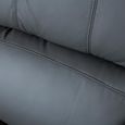 London Grey Leather Recliner Sofa Set