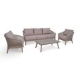 Lynton Outdoor 3 Seater Sofa Set