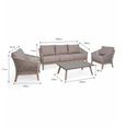 Lynton Outdoor 3 Seater Sofa Set